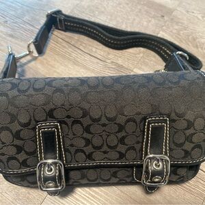 Authentic Black Coach Fanny Pack
